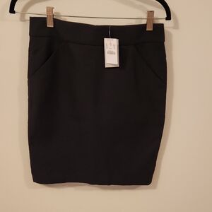 J. Crew Classic Black Pencil Skirt